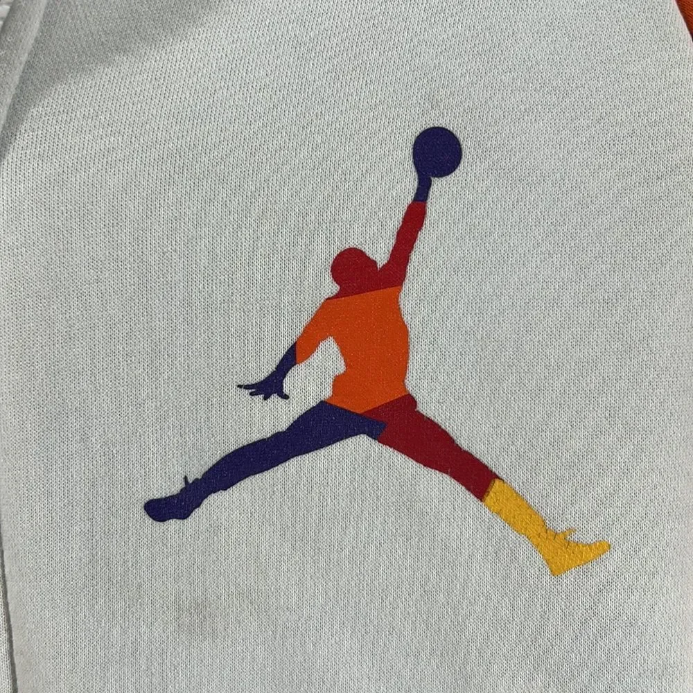 Air Jordan Jumpman DNA Colorblock Full Zip Hoodie w/ Colorful Logos - Picture 2 of 7